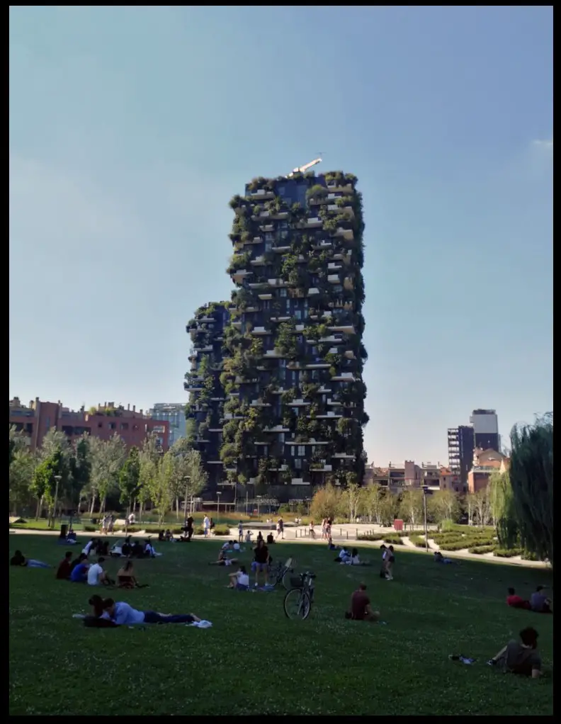 Il bosco verticale à Milan en Italie