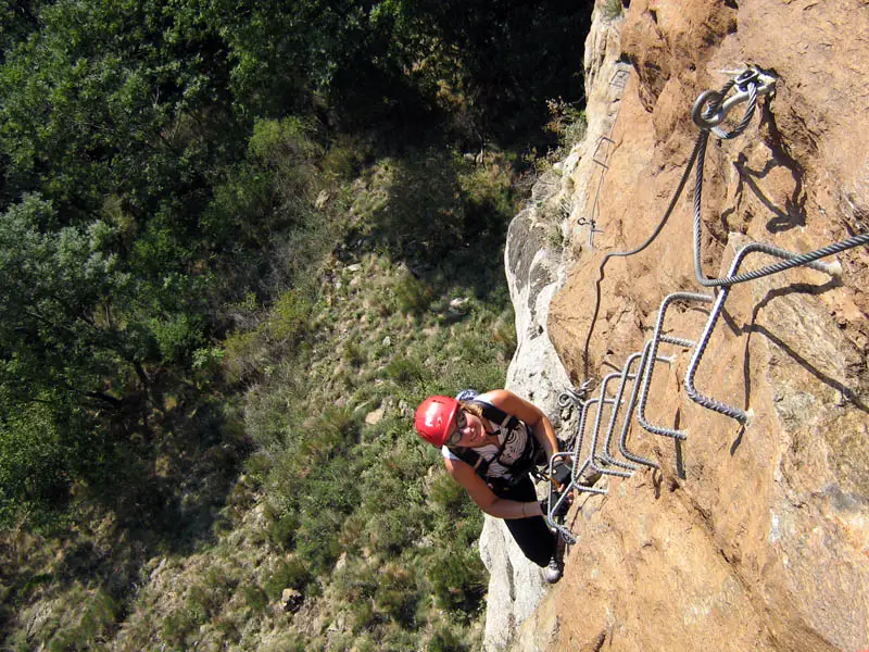 La Via Ferrata les escadilles à LLO dans les Pyrénées Orientales