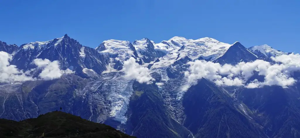 Mont Blanc depuis la crête du Brévent