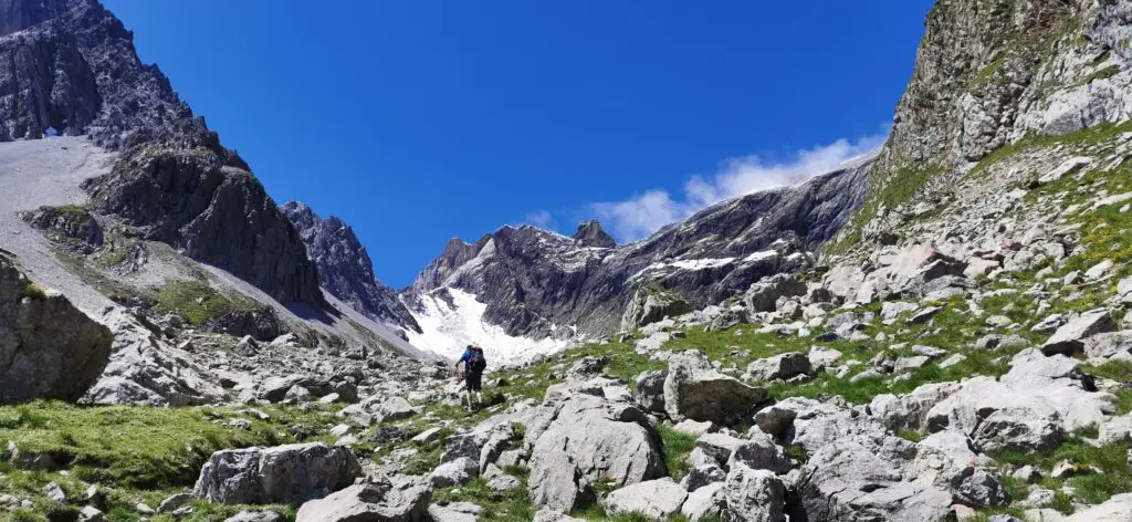 montée au Griesslscharte adler weg