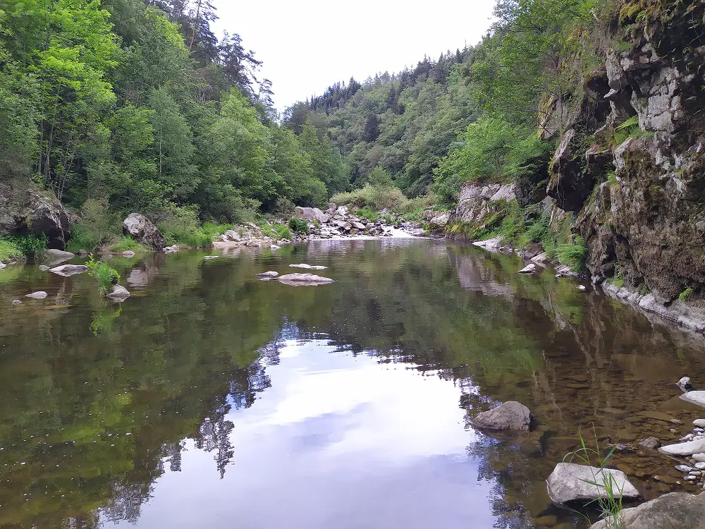 Pêche à la mouche sur le Lignon du Velay