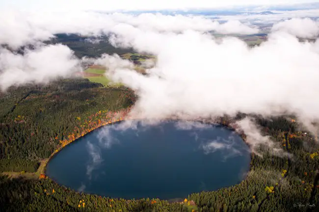 Pêche sur le lac du Bouchet en Haute-Loire