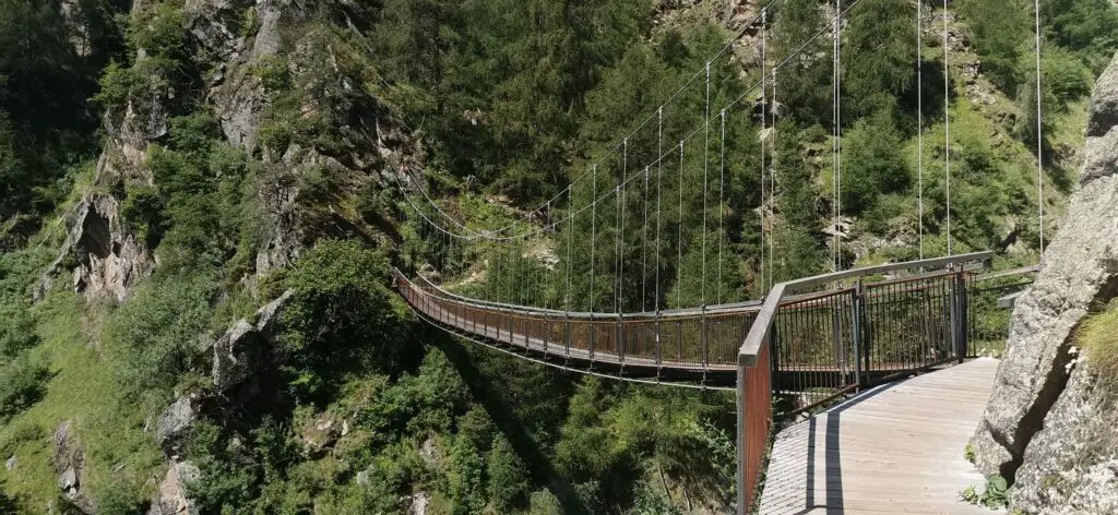 pont sur le Meraner Höhenweg