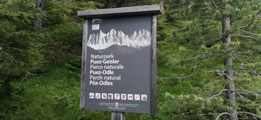 réserve naturelle de Fanes traversée de l'arc alpin