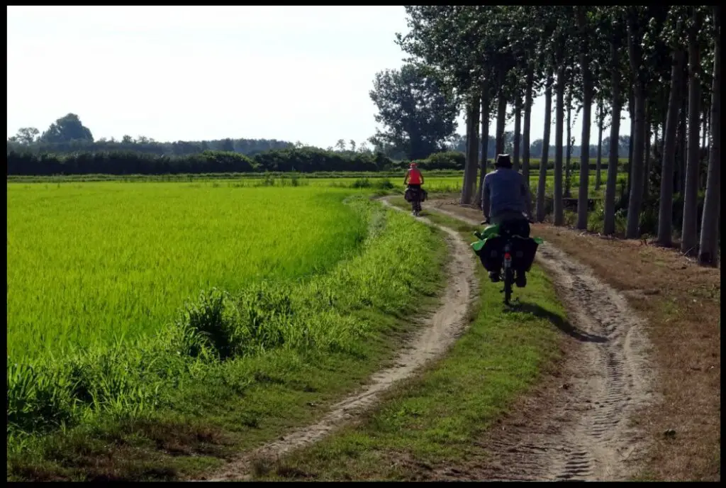 vélo Sur la CicloVia Francigena en Italie