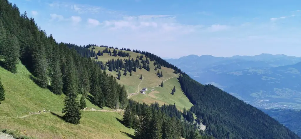 via alpina frontière Liechtenstein Autriche