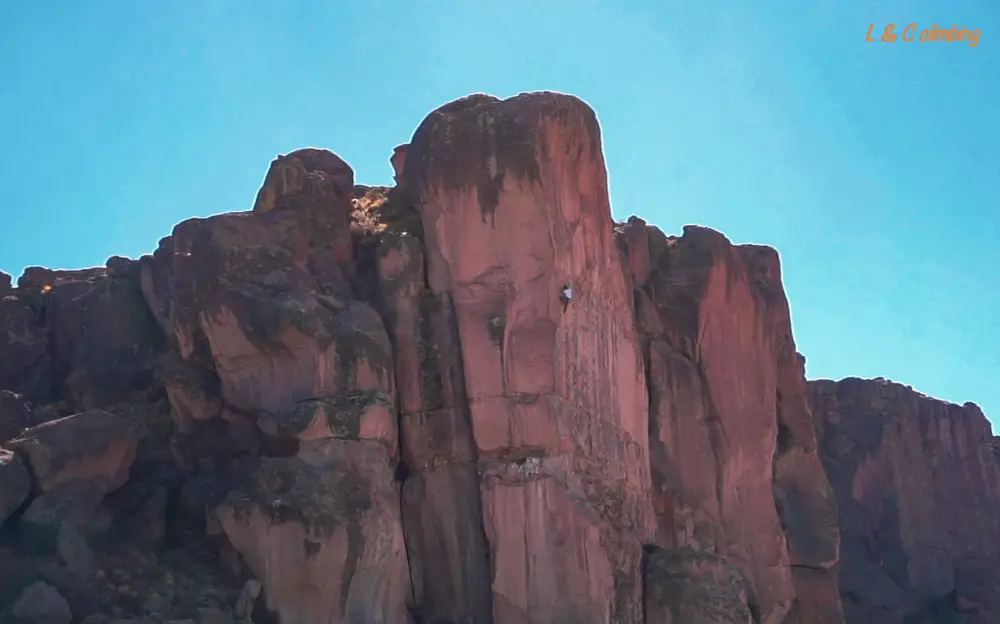 Falaise d'escalade El Eden pour un Trip grimpe en Bolivie