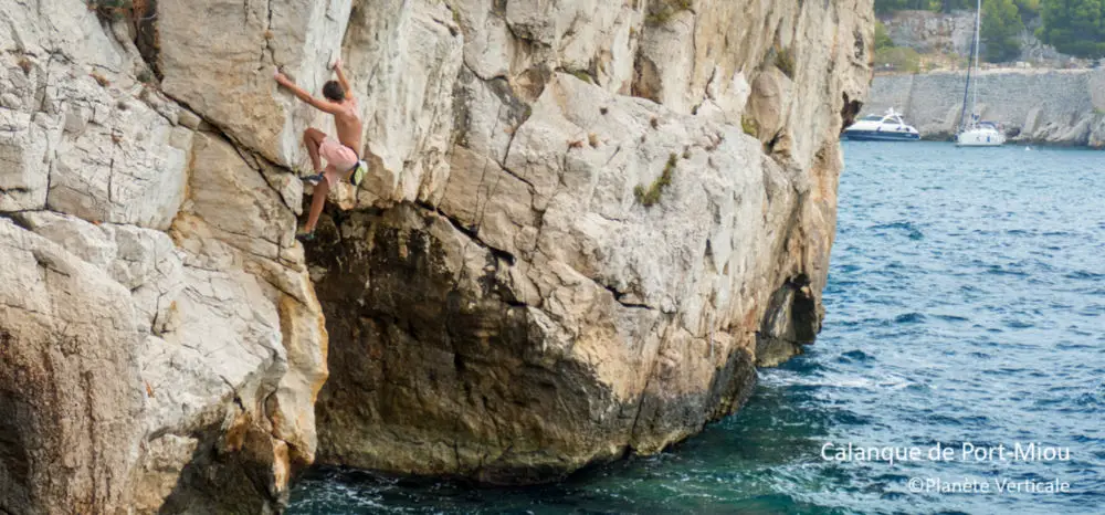 Psychobloc à Port-Miou au Calanque