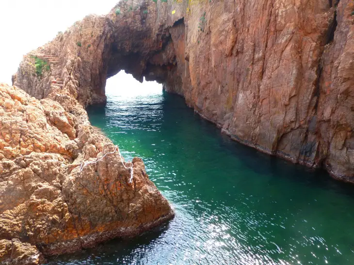 Psychobloc en France à la Pointe de l'Aiguille à Théoule sur Mer