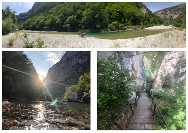 randonnée sur le GR34 dans les gorges du verdon