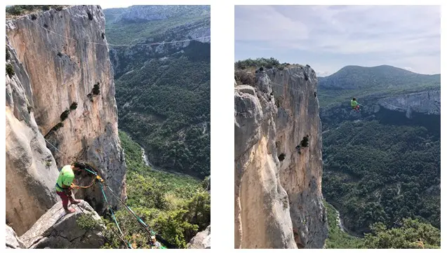 slackline au Verdon