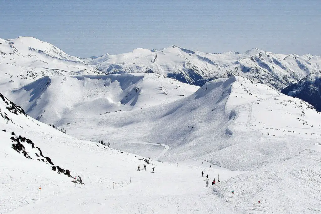 vacances de ski en juin à Whistler Blackcomb au Canada