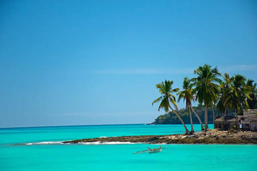 Plage de Madagascar en Afrique