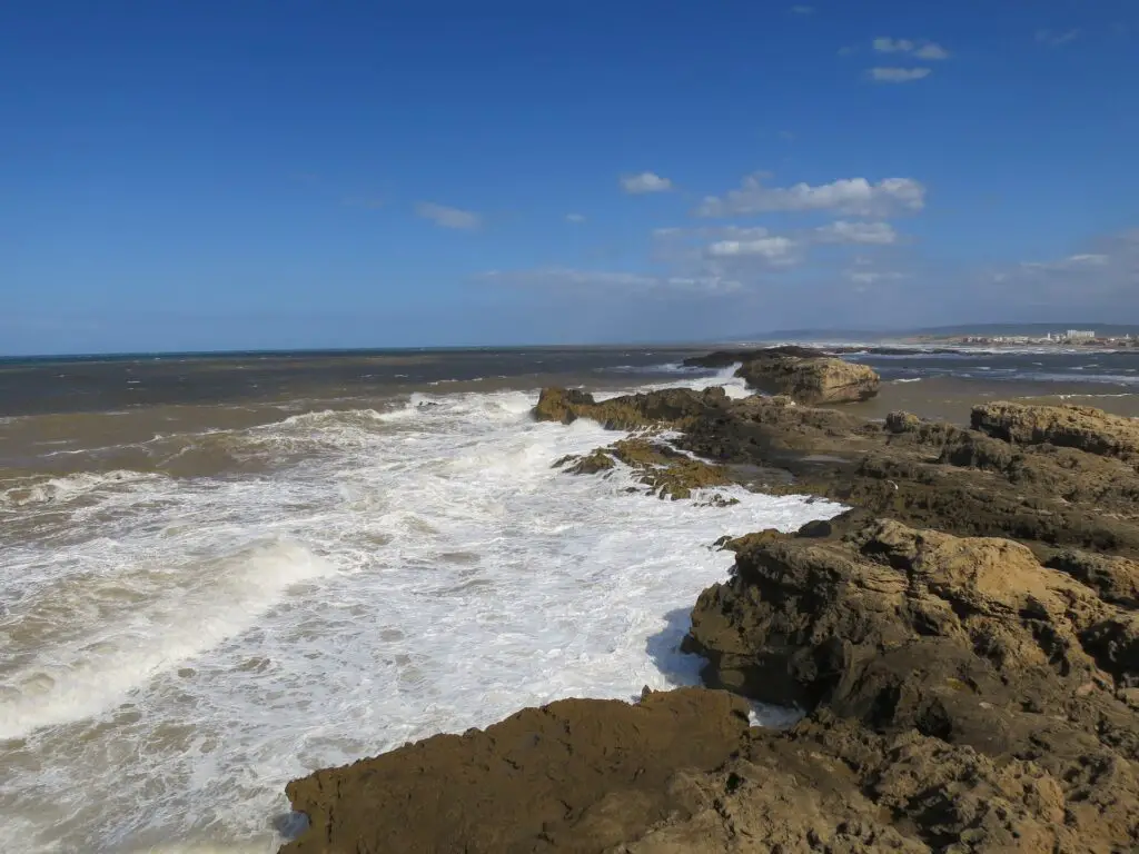 Plage d'essaouira au Maroc