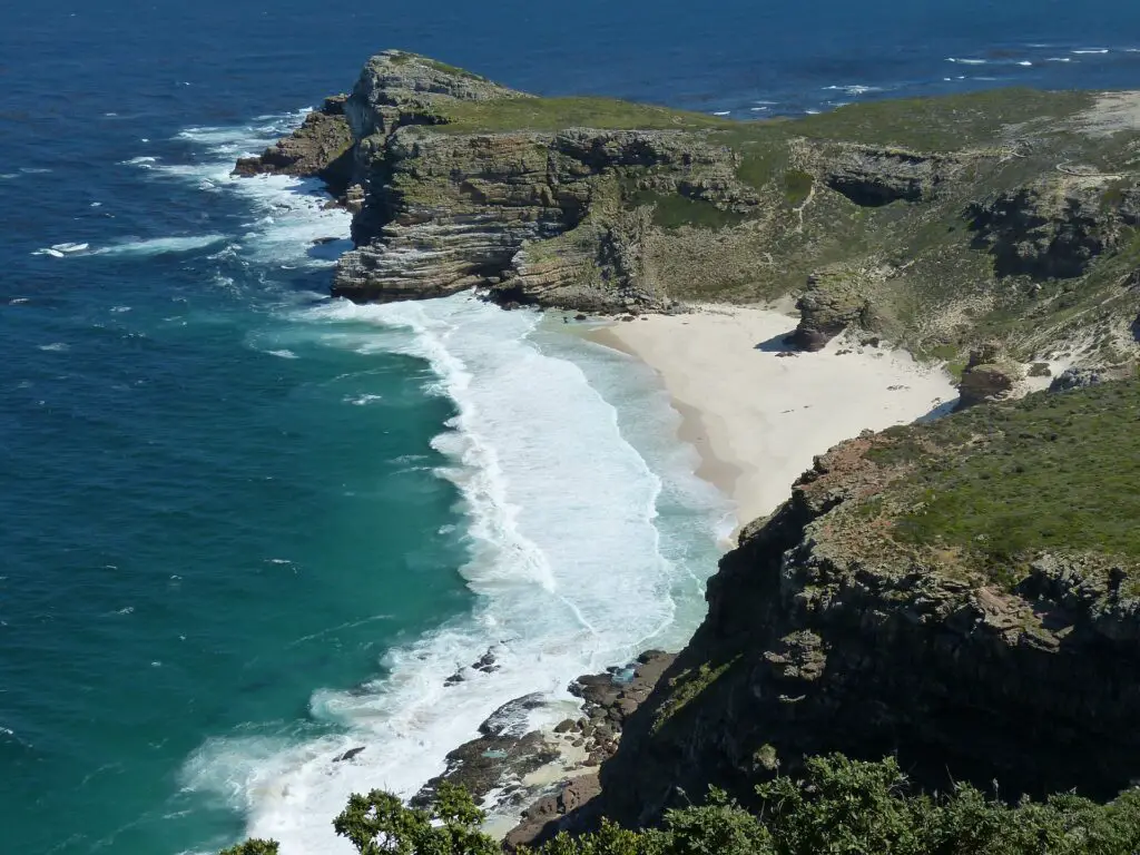 Plage du Cap Town en afrique du Sud