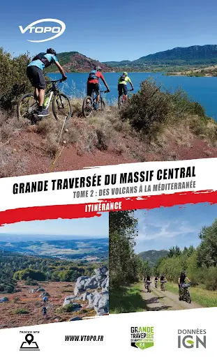 Topo de la Grande Traversée du Mssif Central GTMC