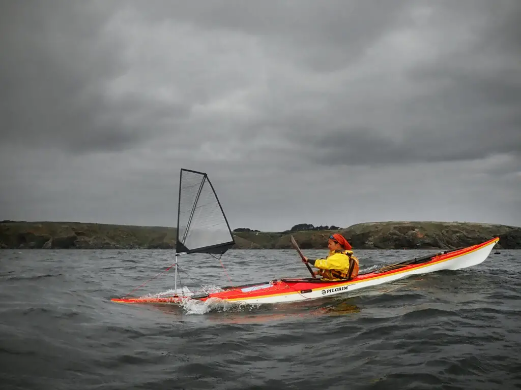 Traversée vers Belle-île en kayak à voile