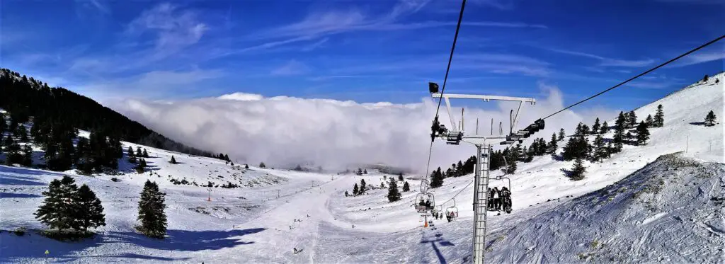 station de ski de Klavrita en Grèce