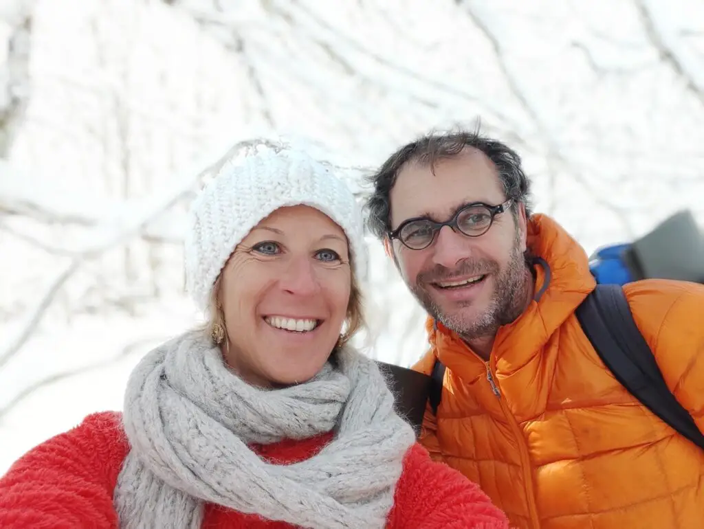 caroline Baise professeur de yoga et Michael ROUHAUD accompagnateur en montagne à Montpellier