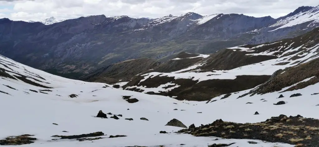 descente du col de Longet