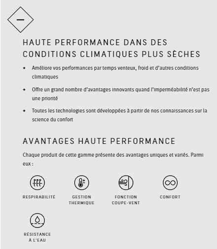 Les avantages du Gore-Tex Infinium