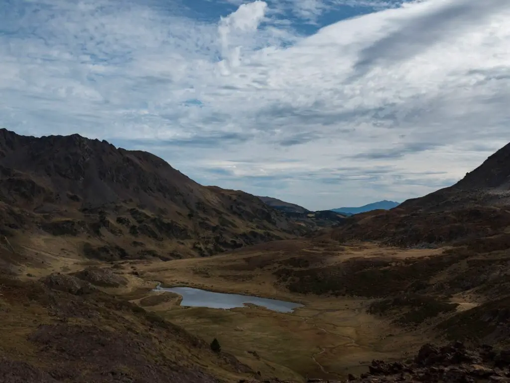 Paysage montagne randonnée pêche à la mouche Pyrénées