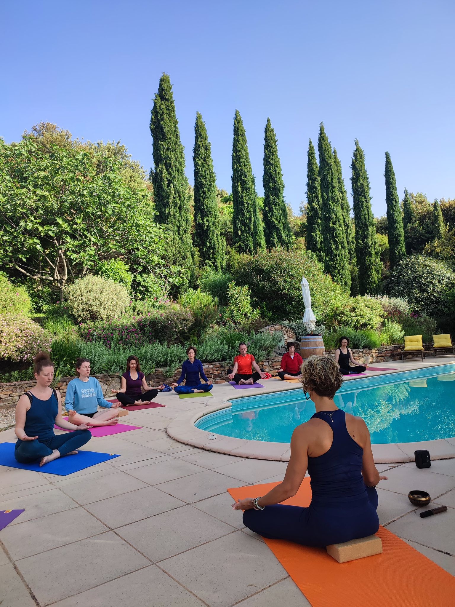 Méditation et yoga dans le caroux au magic hill retreat center