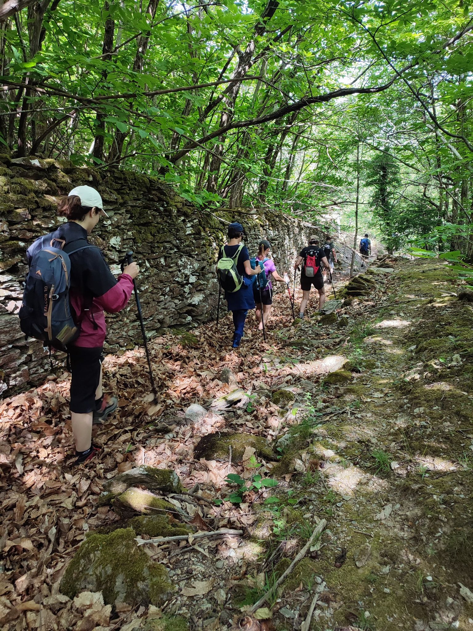 rando vers saint germain sur mare dans le massif du caroux