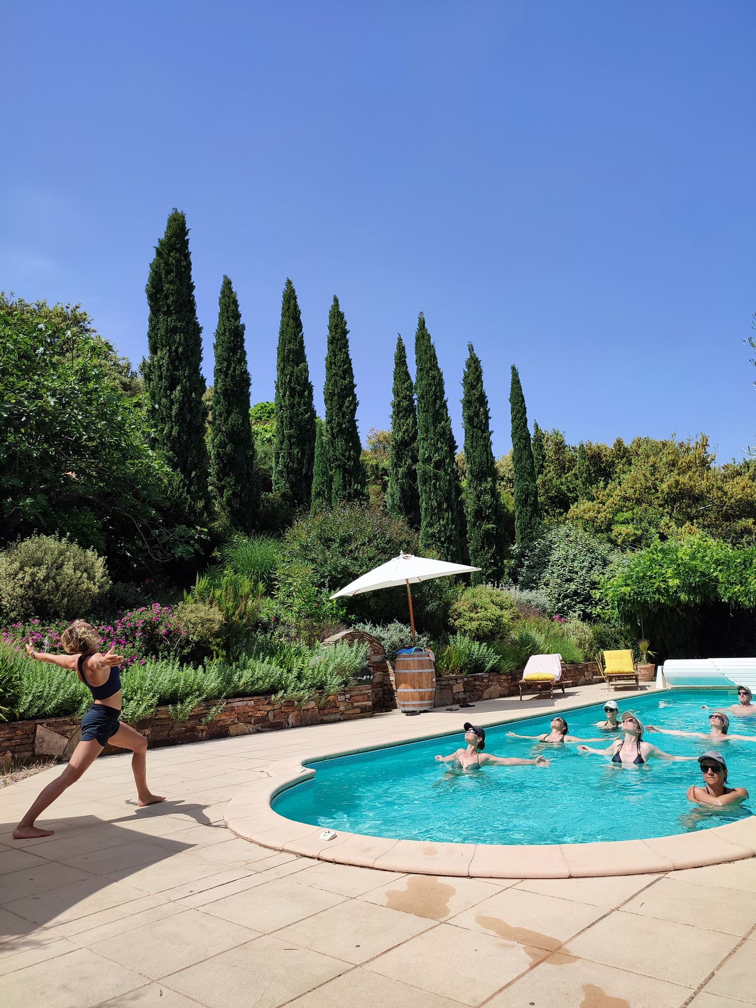 Séance de Aqua Yoga