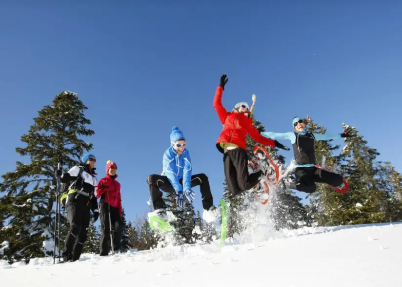 balade raquettes à neige dans le Champsaur-Valgaudemar