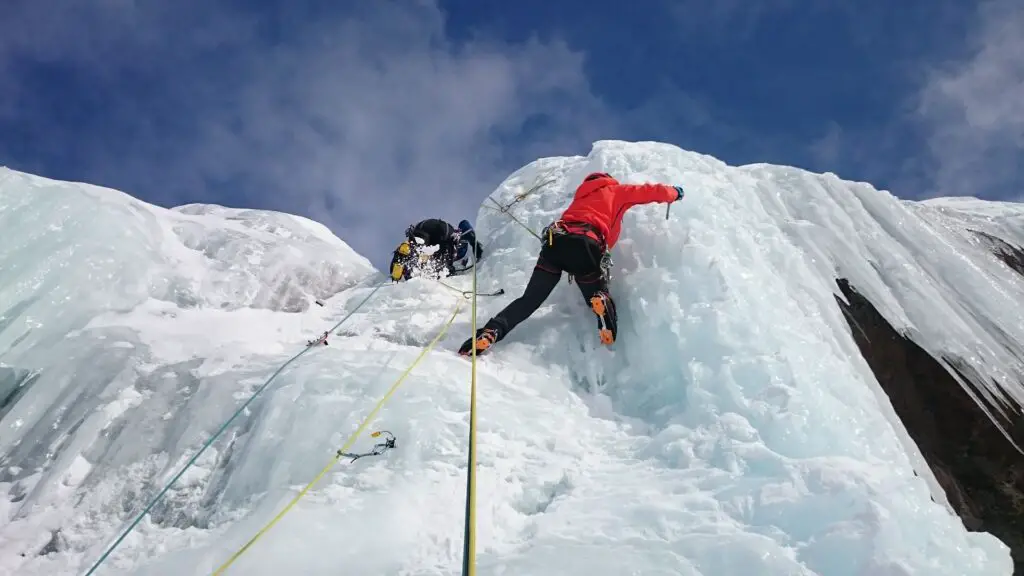 Les Tourengs cascades de glace du Champsaur-Valgaudemar