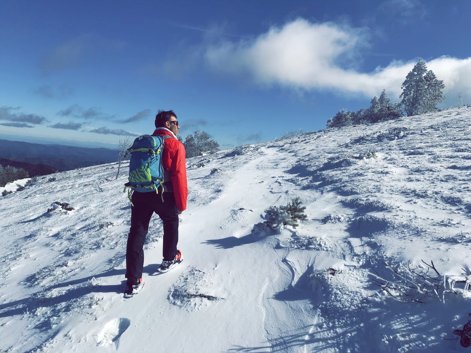 Faire des raquettes à neige