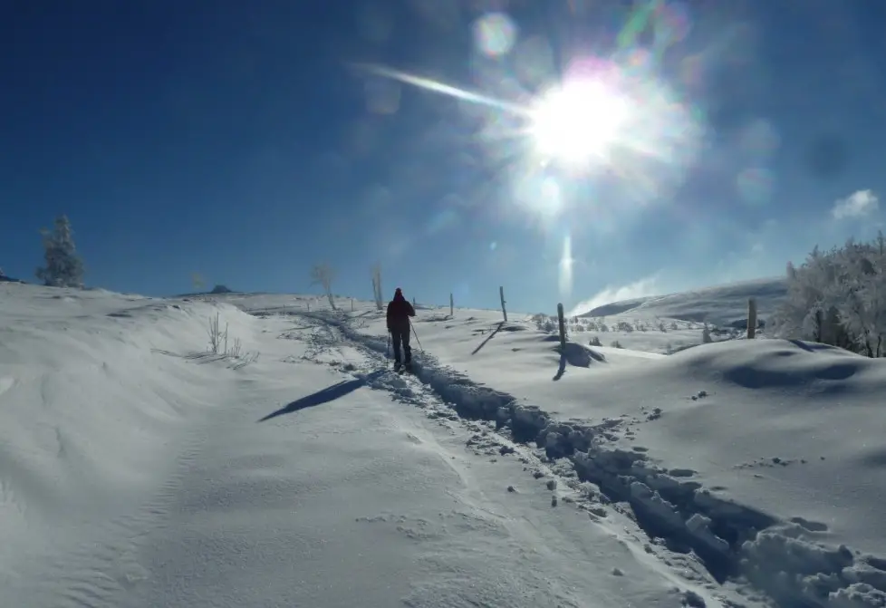 Raquettes à neige dans les Vosges