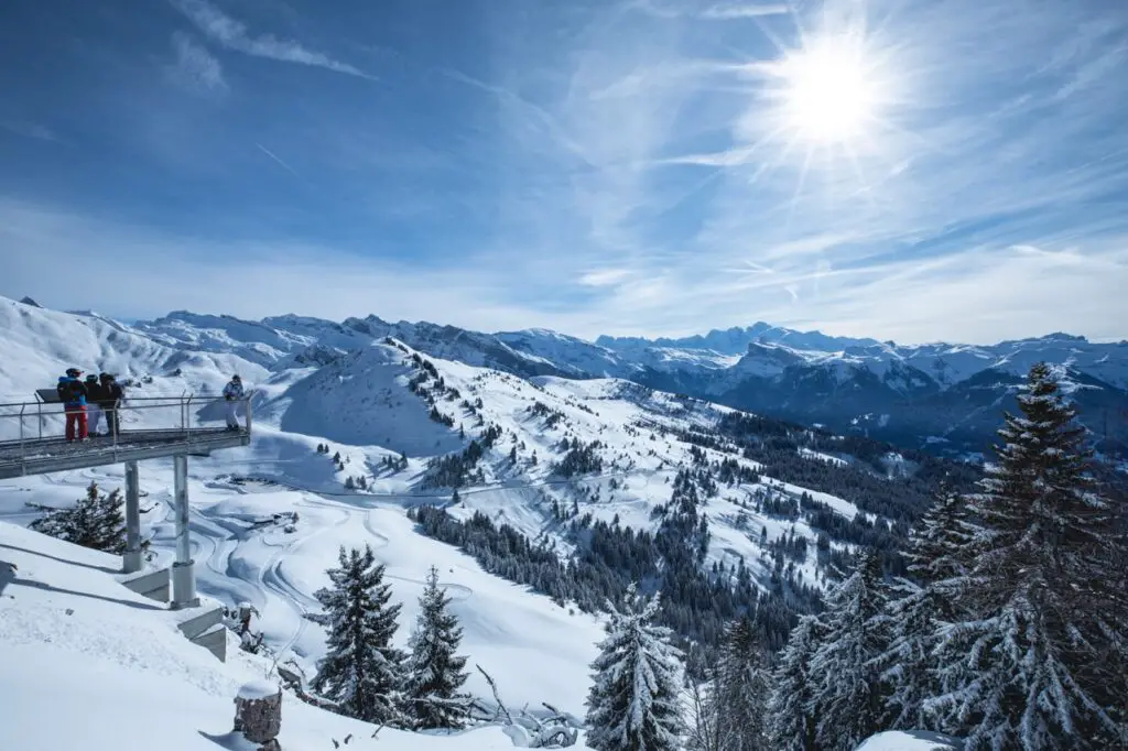 ski les gets domaine portes du soleil