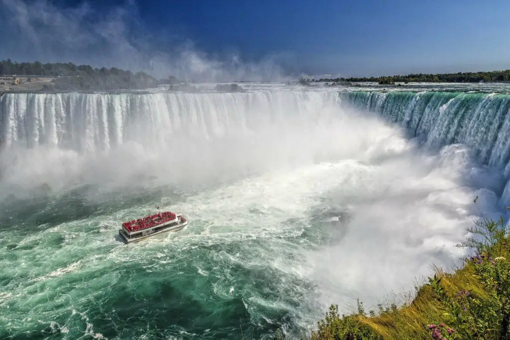 Les chutes du Niagara proche de New York