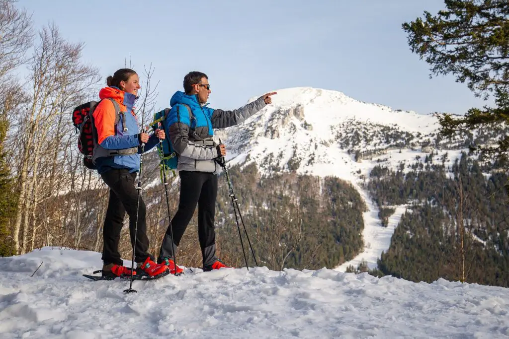 rando raquettes à neige dans Belledonne