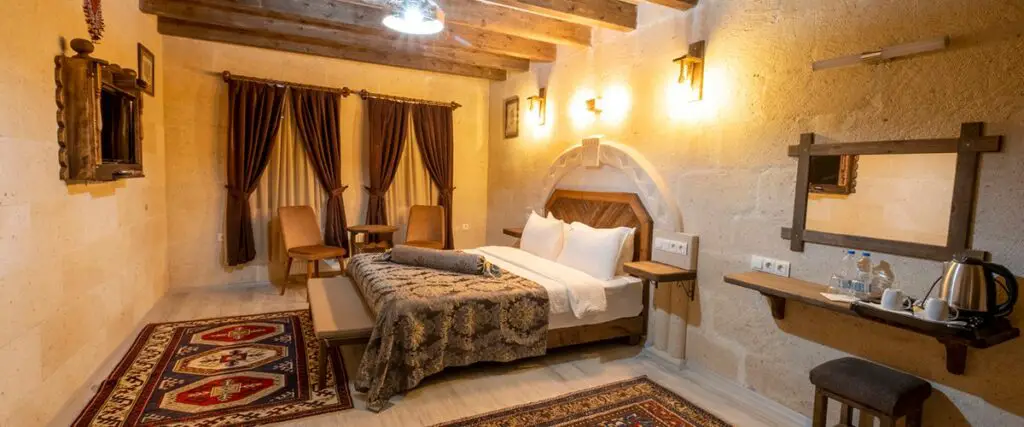 Chambre de l'hotel IN STONE HOUSE en Cappadoce pres de Goreme en Turquie