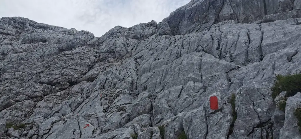 traversée des alpes passage technique