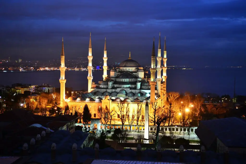 la mosquée bleue à Istanbul en turquie