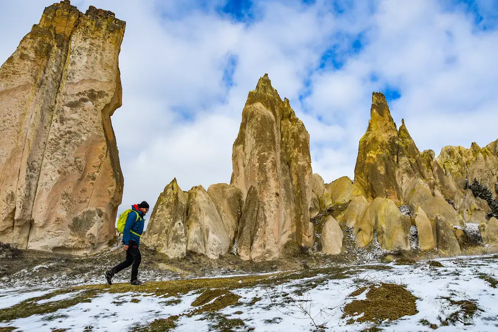 rando dans la vallée rose en Cappadoce