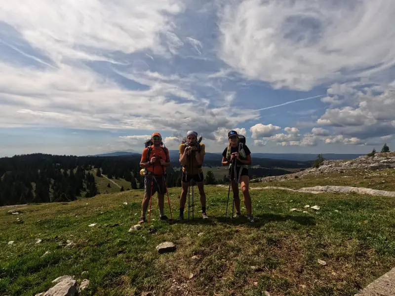 Randonnée au mont tendre dans le Jura