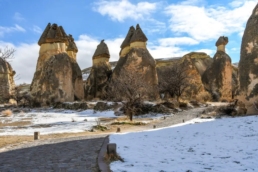 vallée Paşabağı en Cappadoce ou vallée des cheminées ou vallée des moines en Turquie