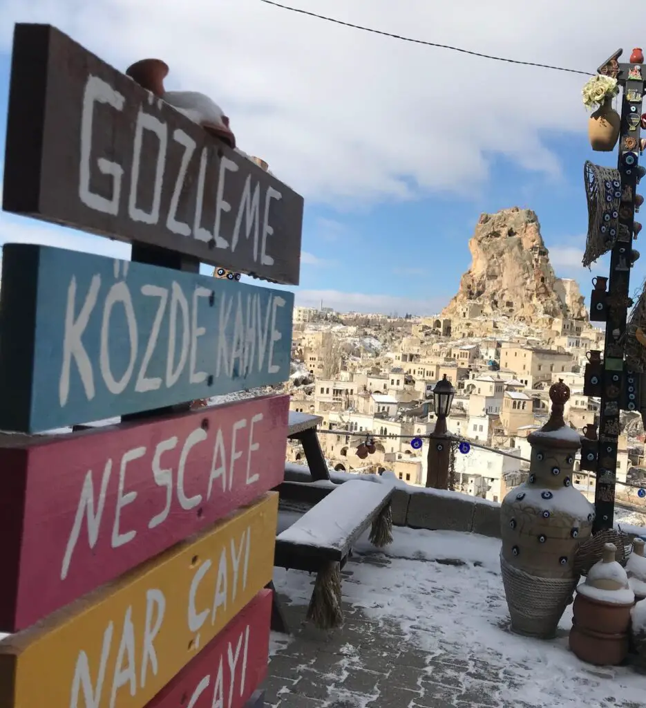 visite du village de Ortahisar en Cappadoce