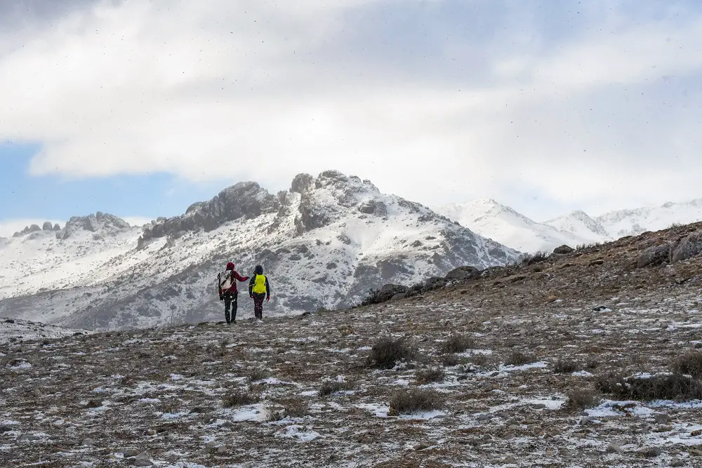 Balade l'hiver dans les montagnes du Mont Taurus