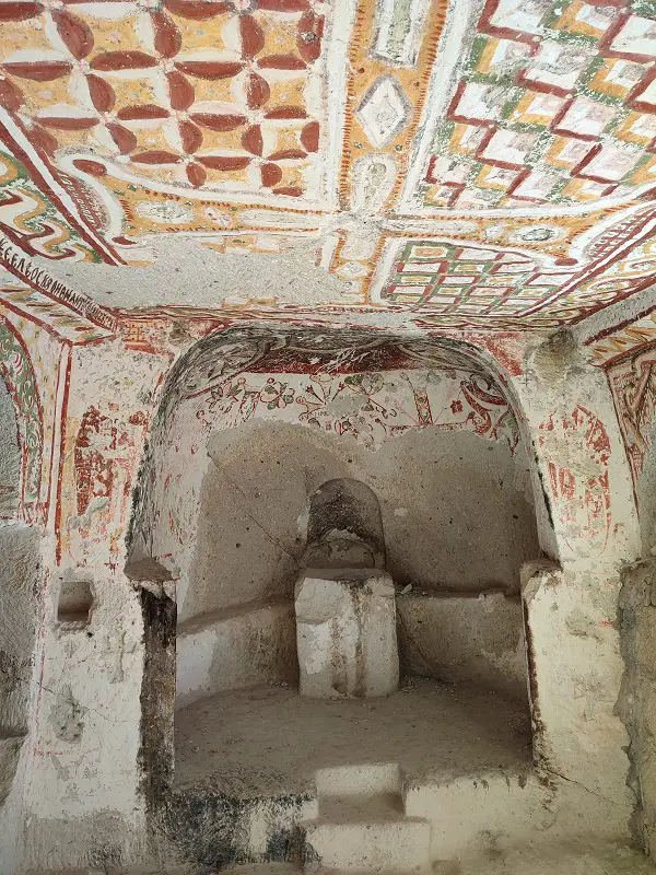 Basile Church près de Gomeda Vadisi en Turquie