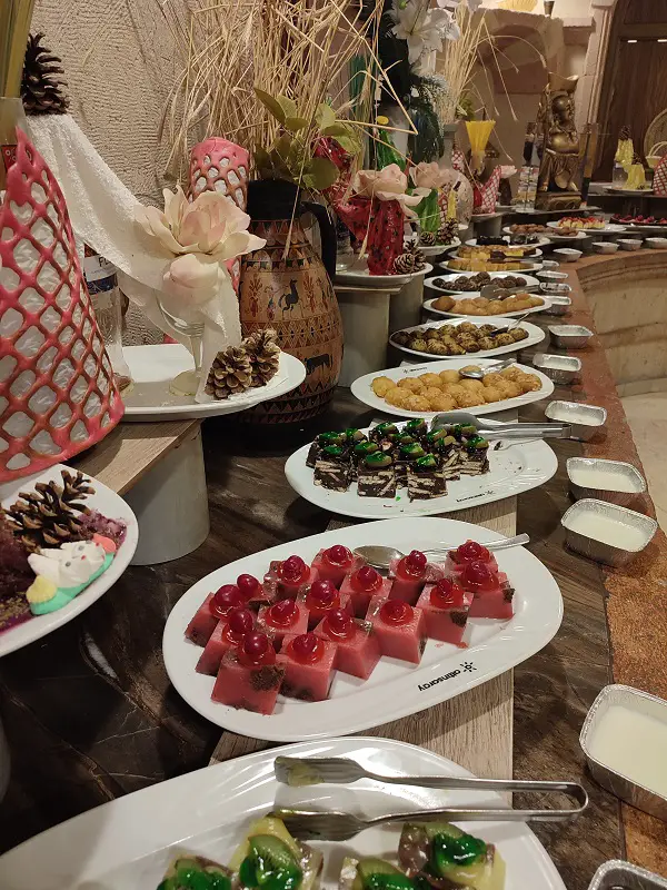 buffet au restaurant 5 étoiles en Cappadoce