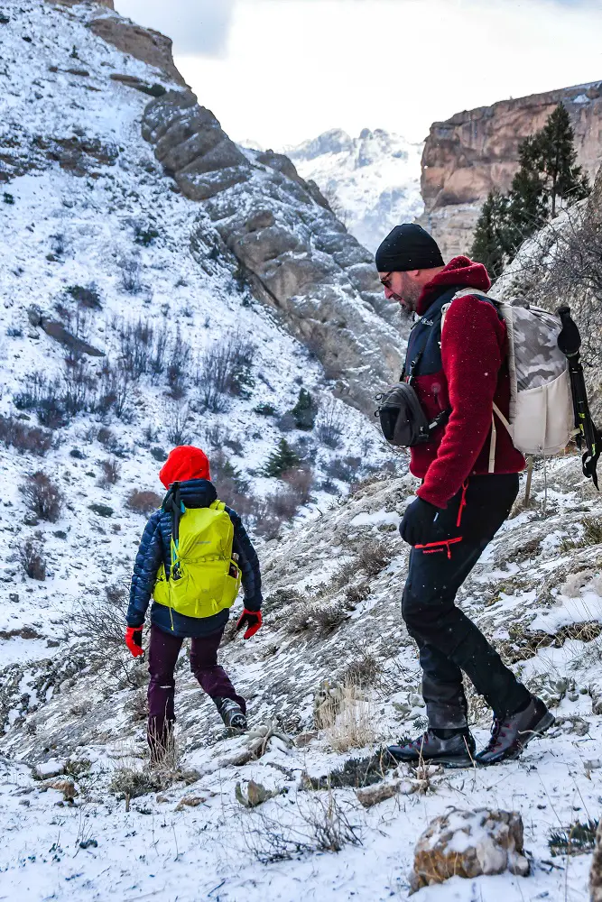 découverte en randonnant dans le canyon de  Kazıklıali en Turquie