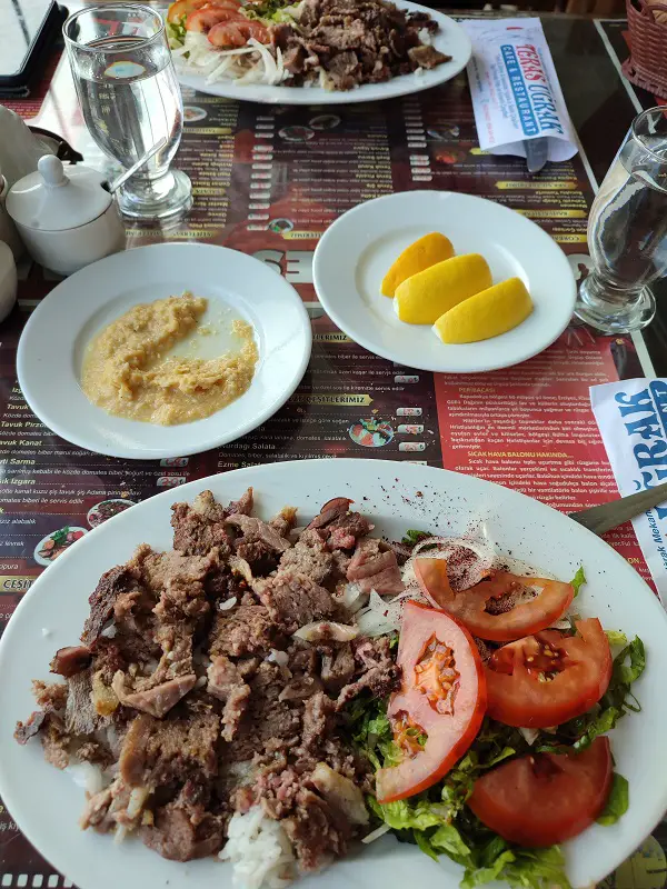 Doner Kebab dans un restaurant de Goreme en turquie