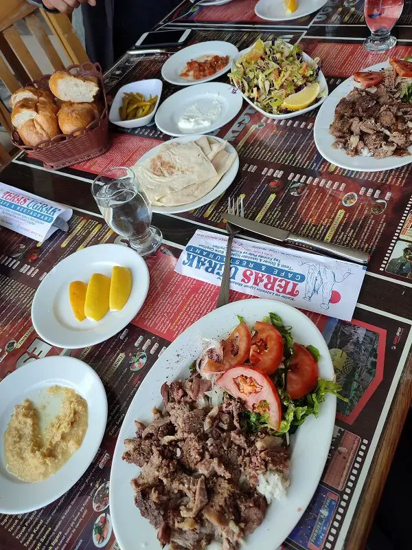 Doner Kebab dans un restaurant de Goreme en turquie