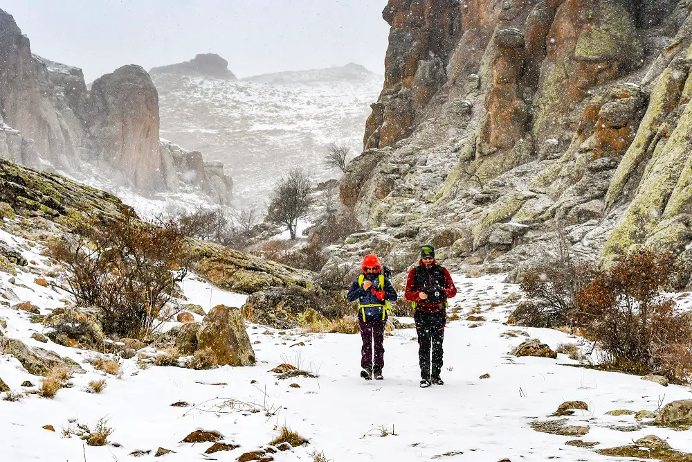 Marche au fond du canyon de Zondi Creek en turquie